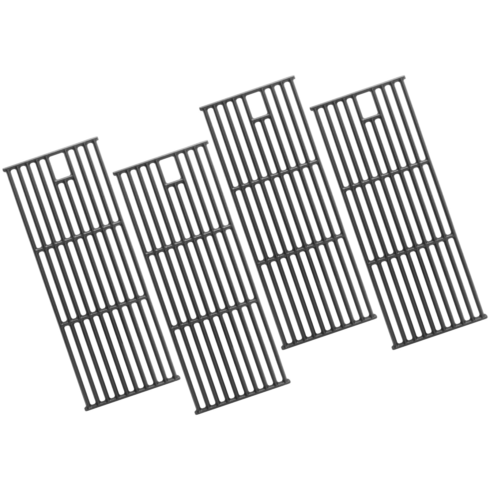 Cast Iron BBQ Cooking Grates for Bull Most Models 19.25" x 7.5" OEM 16517, Outlaw 26038, 26039, Steer Premium 69008, 69009, Lonestar Select 87048,
