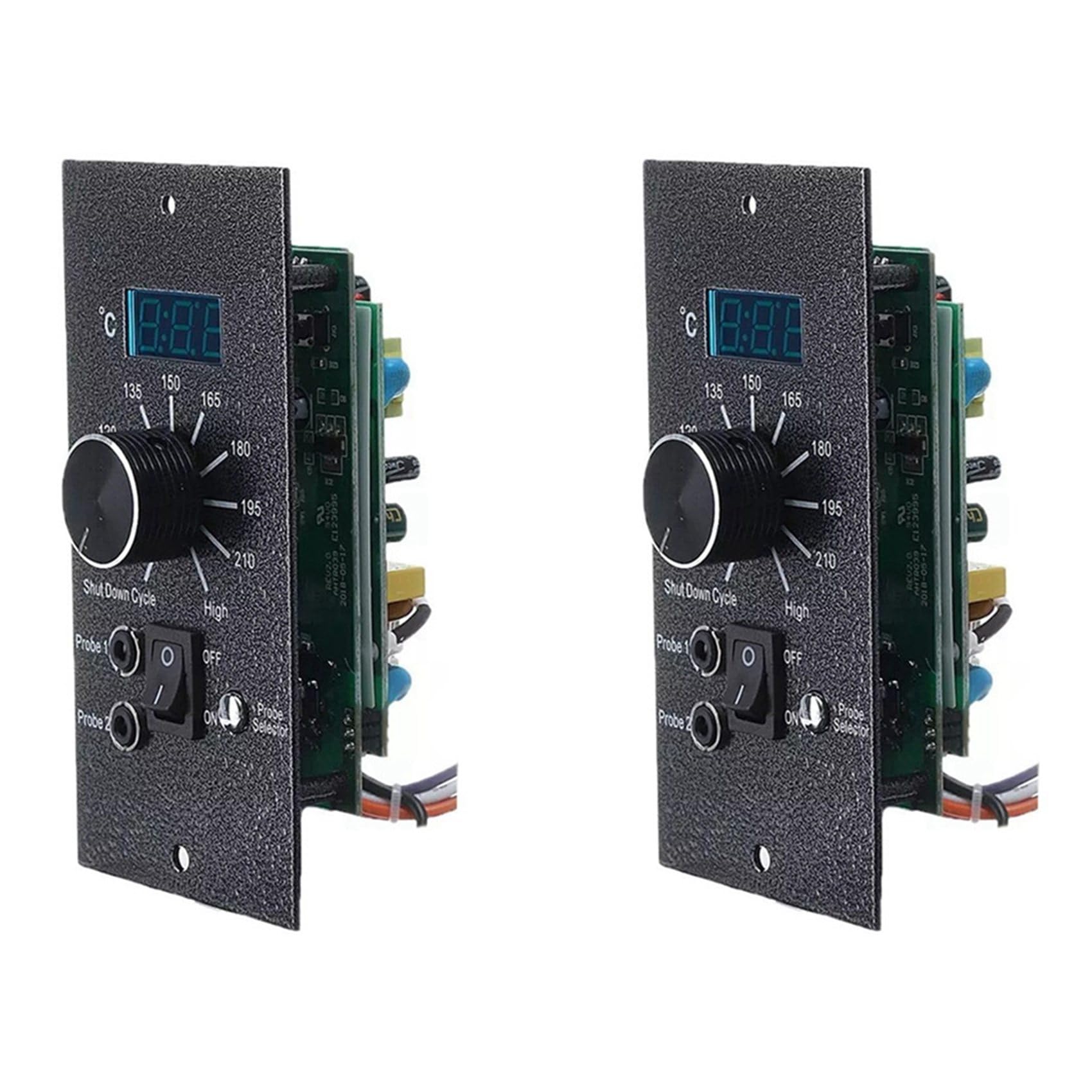 Jnchdghwa 2X Digital Thermostat Upgrade Controller Board Replacement for Pellet Grill