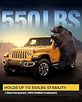 Vista 6 de KYX Estribos para Ram 1500, 2500, 3500 Crew Cab 2009-2018, 2019-2022, 2010-2021, 2500, 2019-2022, 2010-2021 Crew Cab - Dos escalones laterales