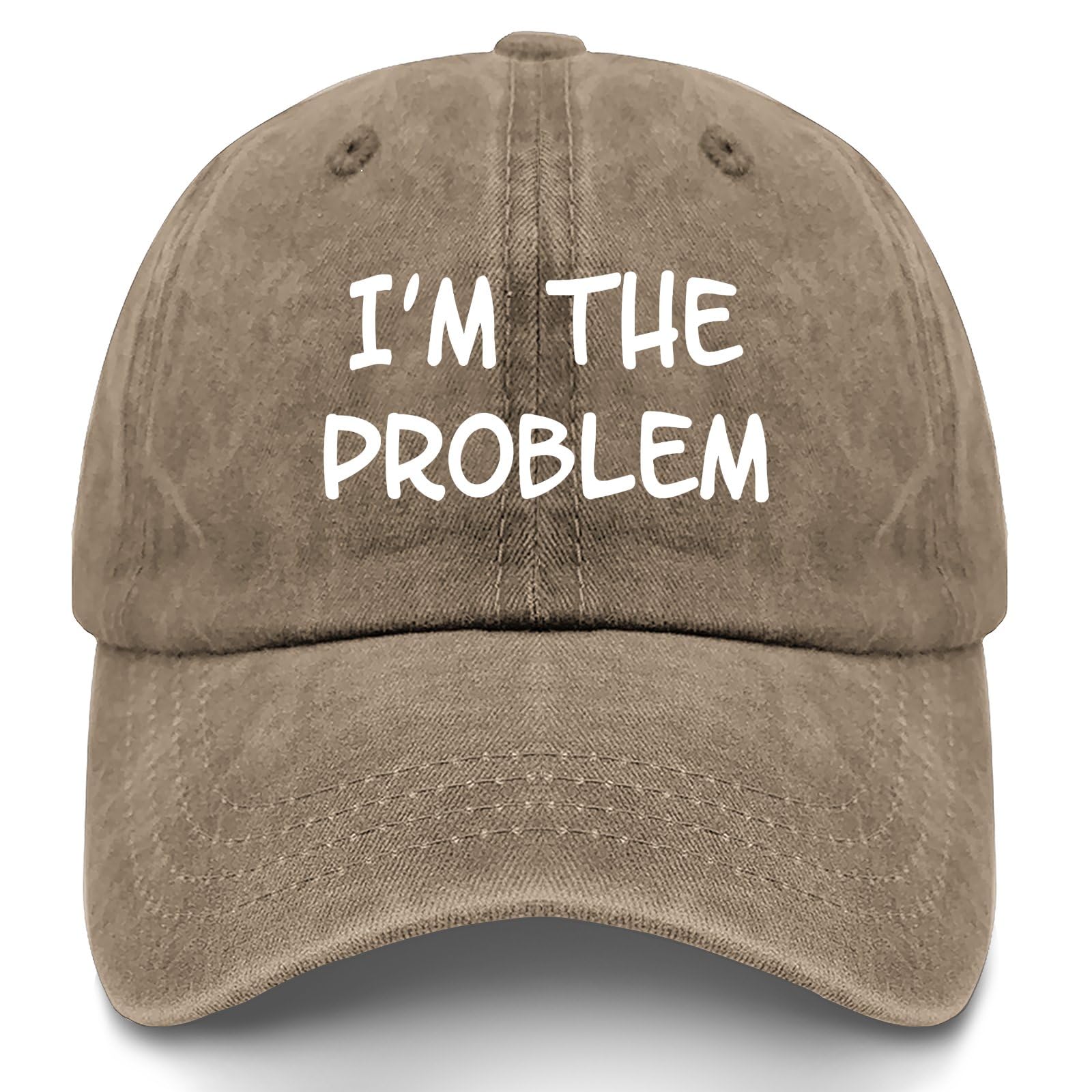 I'm The Problem Cap Country Music Hat for Mens Classic Washed Distressed Baseball Caps Next Day