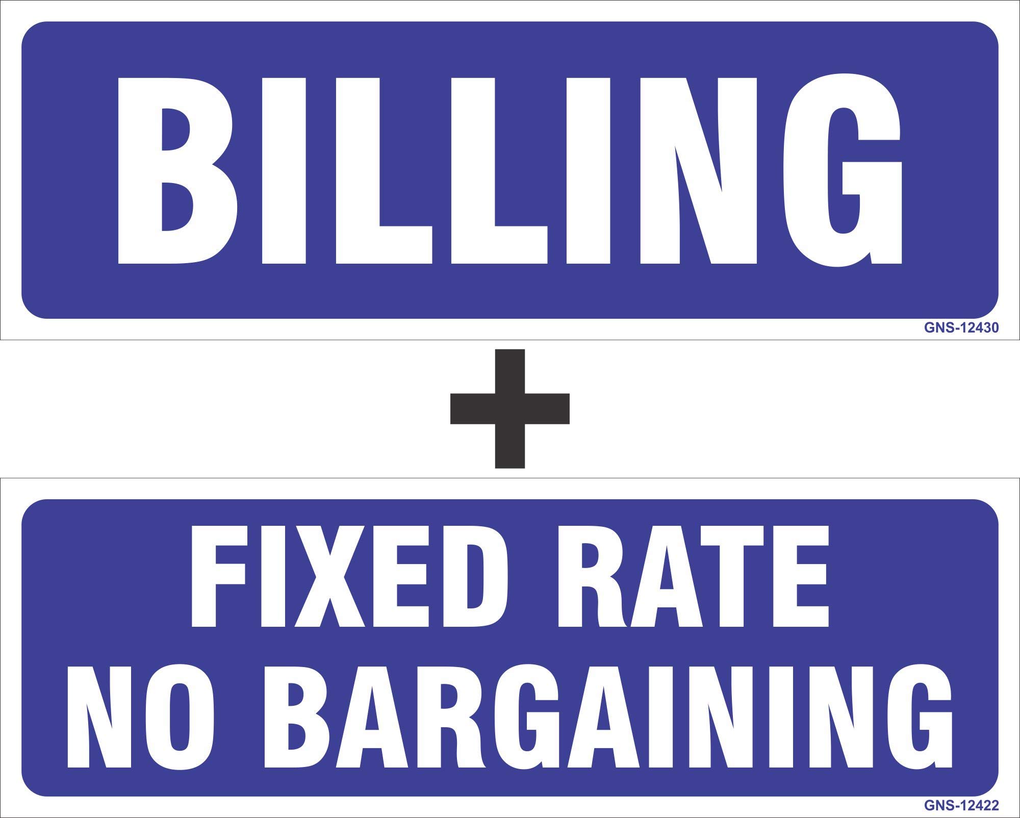 Amazing sign Billing & Fixed Rate No Bargaining sign board (Combo Set) (B07PJKMGLC) Amazon Price History, Amazon Price Tracker