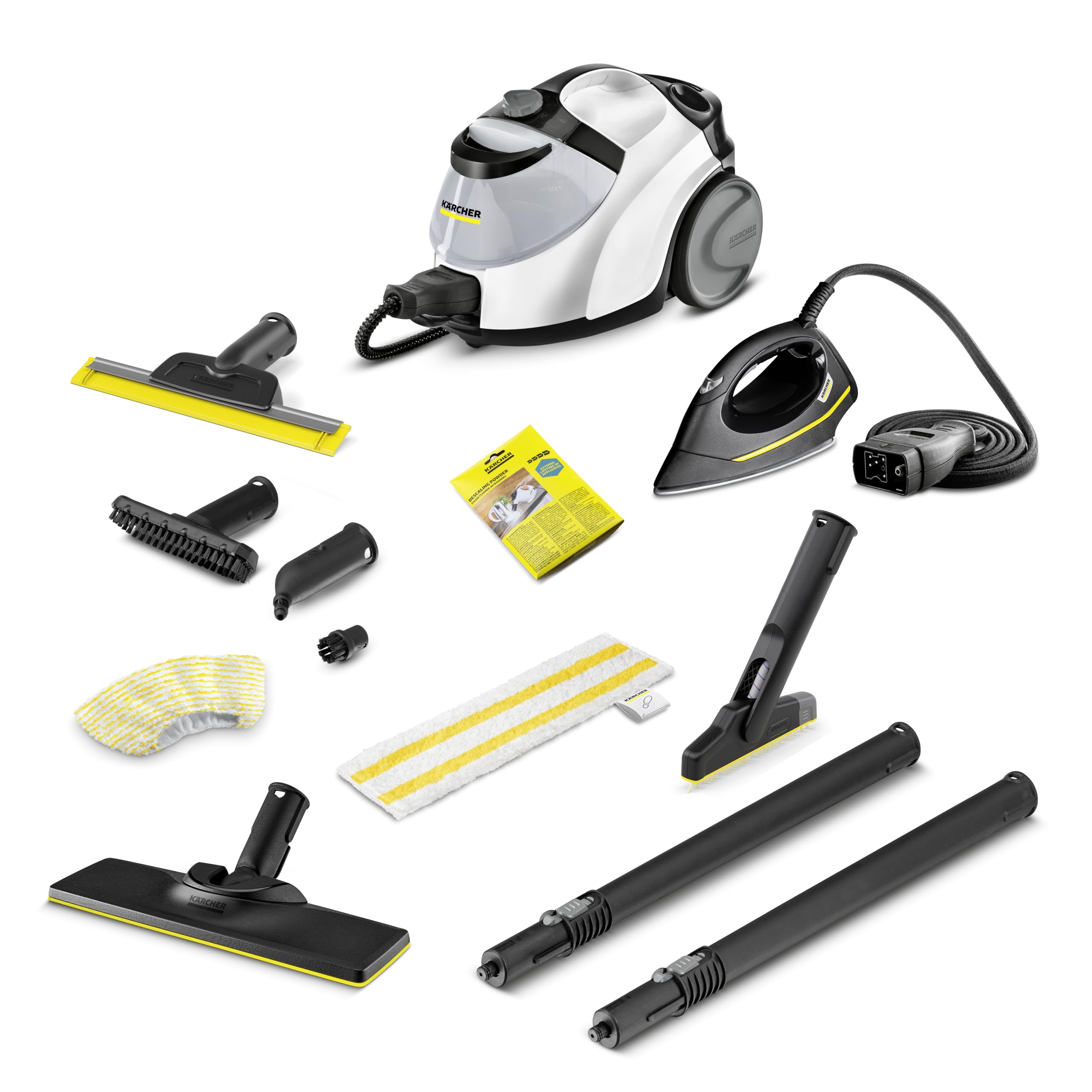 Kärcher Nettoyeur vapeur SC 5 EasyFix Iron Select Bath Edition, pression vapeur : max. 4,2 bars, temps de chauffe : 180 s, puissance : 2 250 W, surface traitée : 150 m², réservoir : 1,5 l