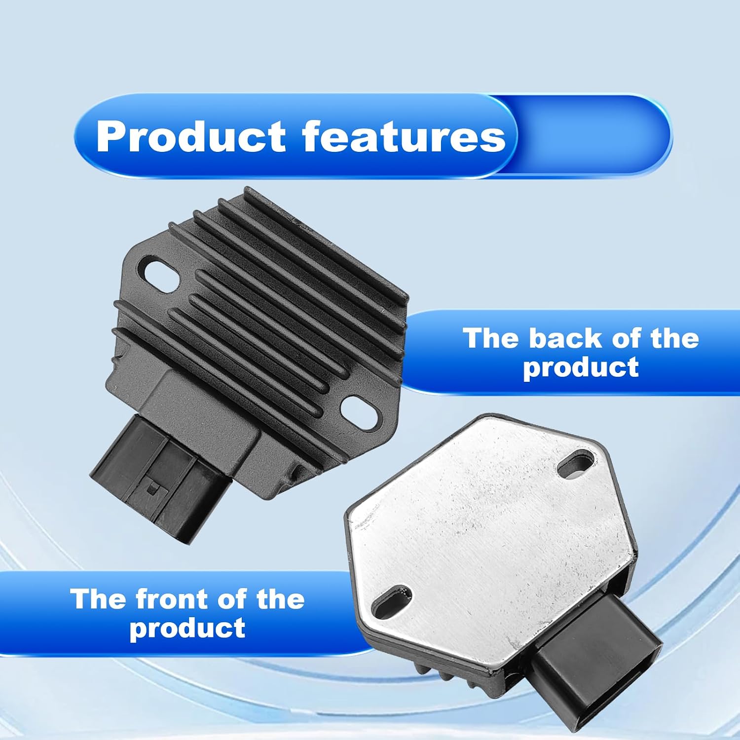 Pleoos Voltage Regulator Rectifier Compatible With 2000-2006 Honda Rancher 350/1995-2003 Foreman 400/1998-2004 Foreman 450 Replace OE 31600-HN5-671 31600-HN5-M40 31600-HM7-003