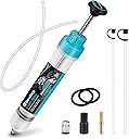 DURATECH 500CC Fluid Extractor, Oil Extractor with Long Hose and Extension Tubes, Brake Fluid Extractor, Fluid Pump Automotive, Suction Pump for Lawn Mowers Cars Ships Golf Carts