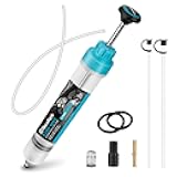 DURATECH 500CC Fluid Extractor, Oil Extractor with Long Hose and Extension Tubes, Brake Fluid Extractor, Fluid Pump Automotive, Suction Pump for Lawn Mowers Cars Ships Golf Carts