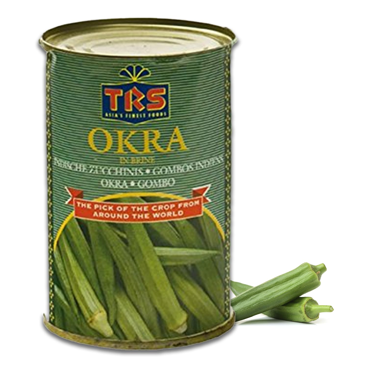 Okra Pack de 6 (400 g por bolsa) – Calabacín indio fresco precocido y sazonado con sal y ácido cítrico