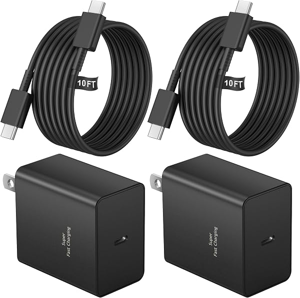 Close-up of the Coreykin 45W USB-C charger block showing its compact design and USB-C port.