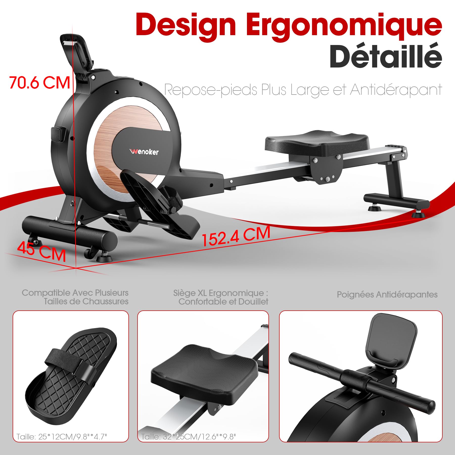 Test du rameur magnétique Wenoker : performance et silence