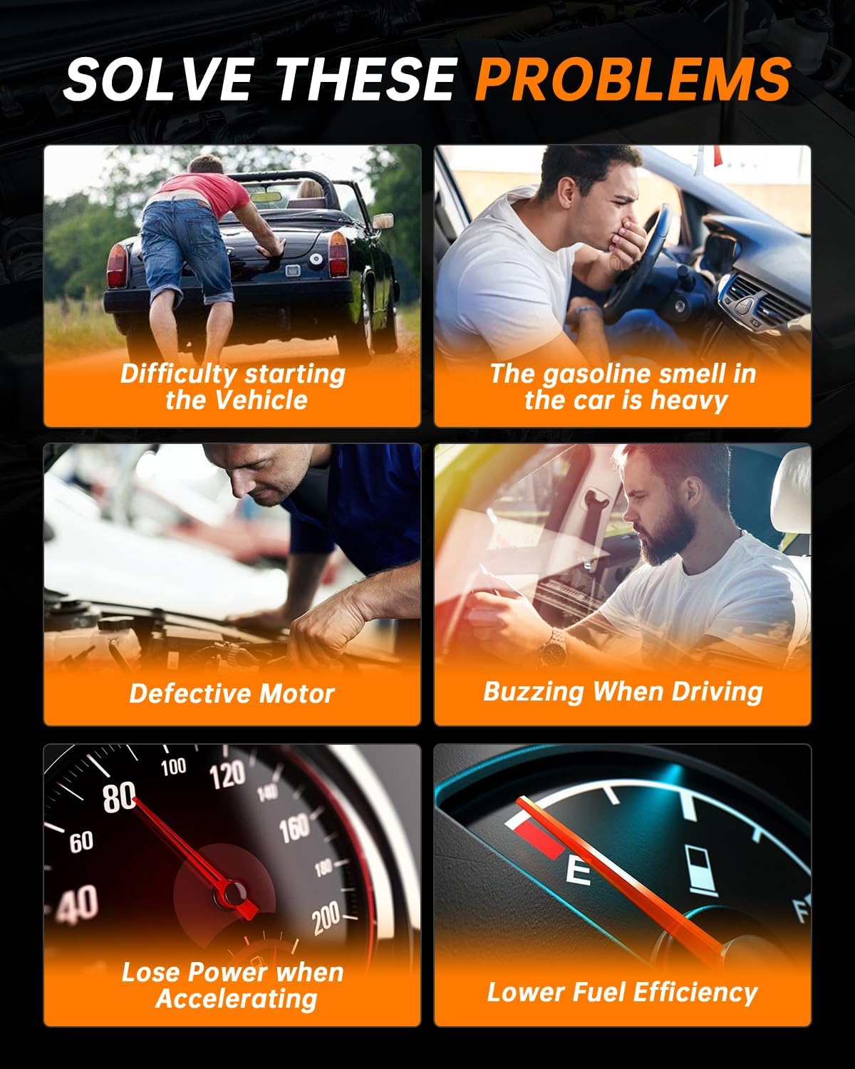 OKLPF Electric Fuel Pump Module Assembly Compatible With 2003 2004 2005 2006 2007 Honda Accord L4 2.4L Replace number SP8002M E8656M