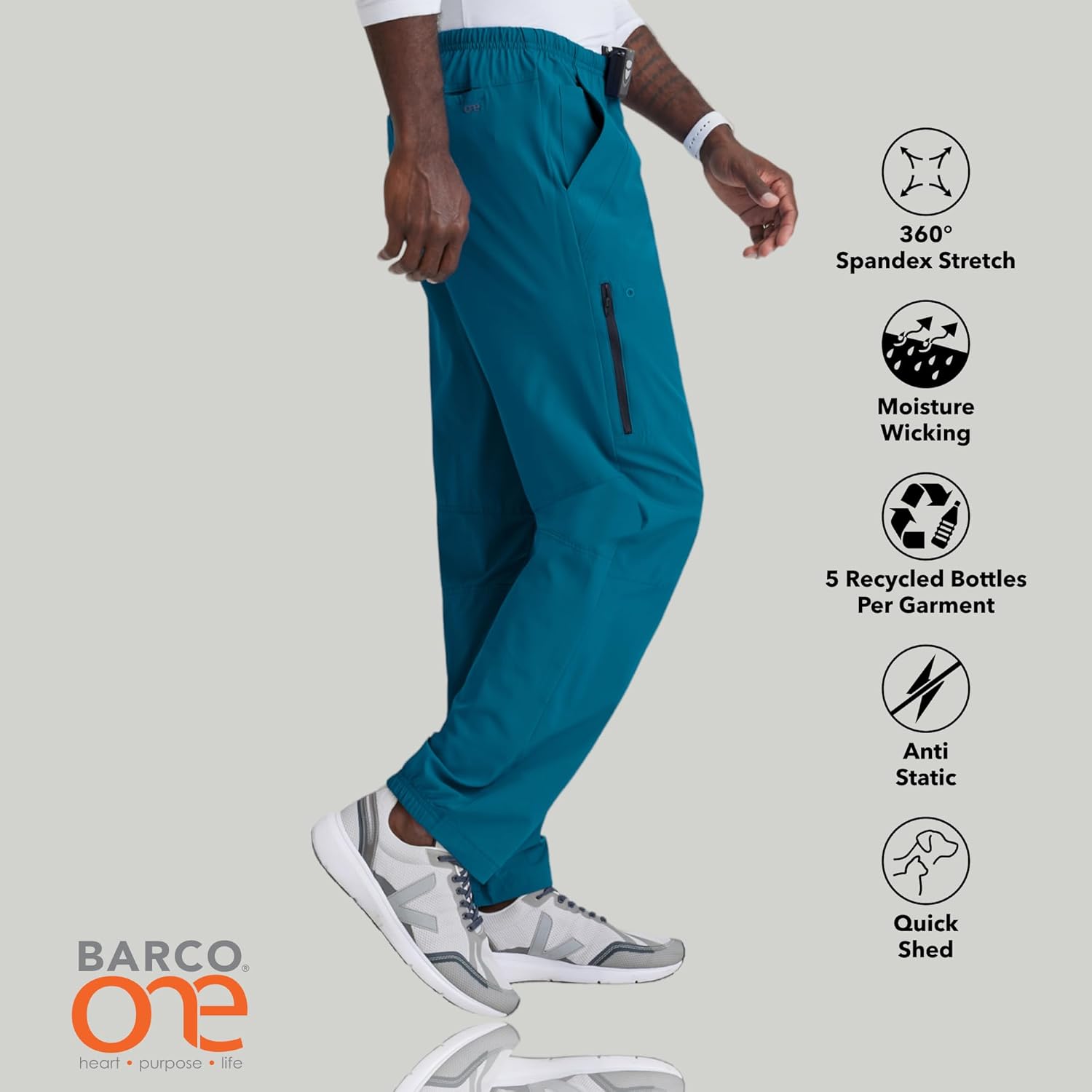 BARCO One Amplify Pant-7 Pocket Men's Scrub Pants
