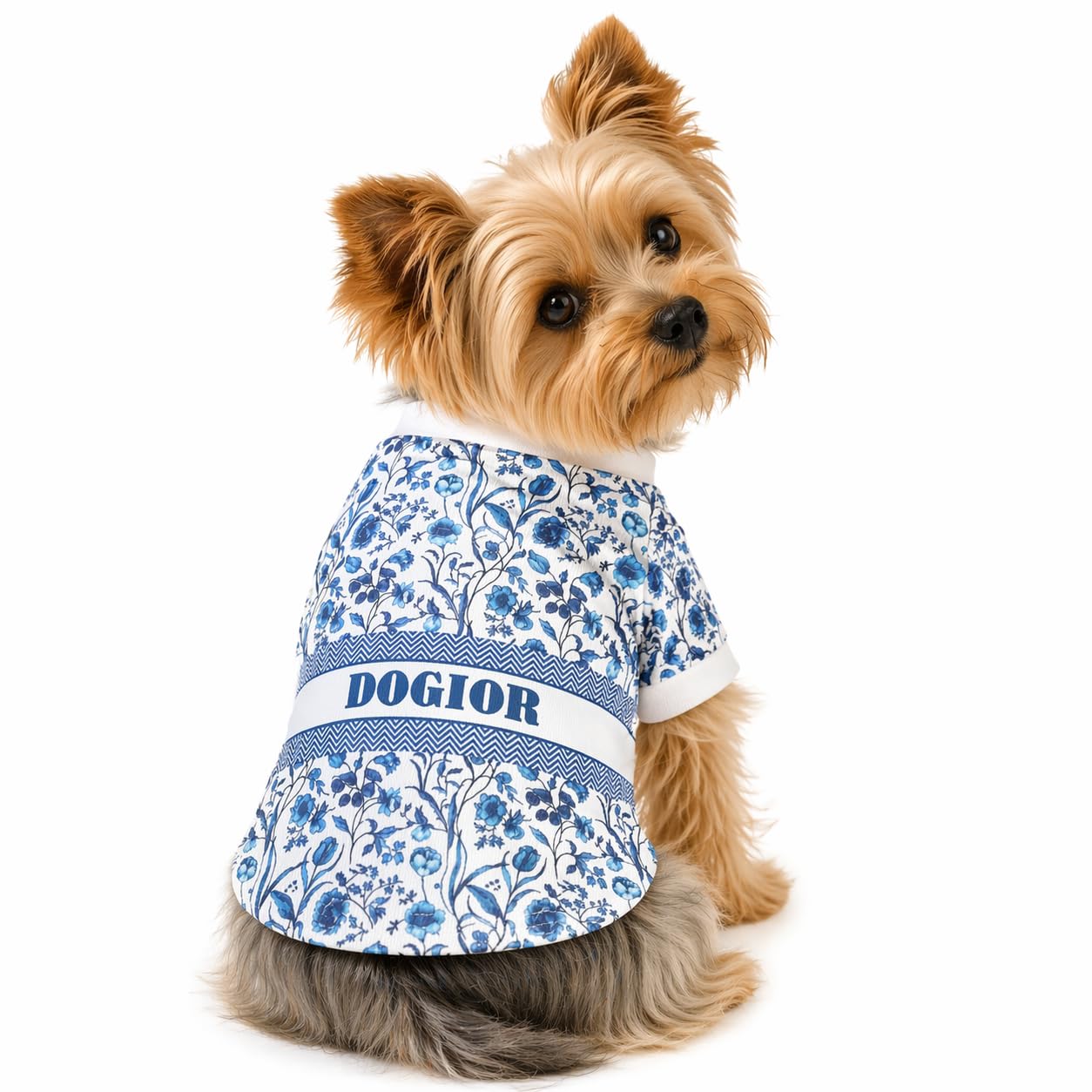 Luxury Designer Dog T Shirt – Cute Puppy Clothes for Small Dogs, Fashion Pet Tee Outfit for French Bulldogs & Chihuahuas, Everything Chic Dog Apparel