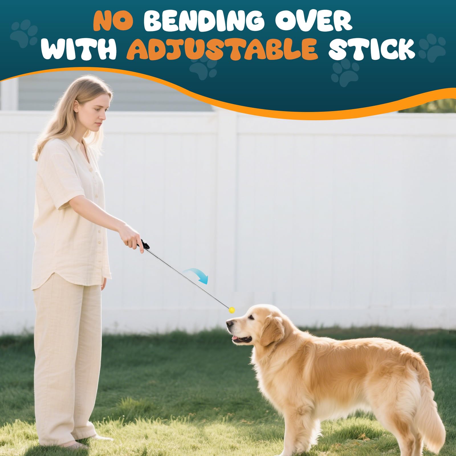 BARKIE Clicker de entrenamiento para perros con palo de objetivo