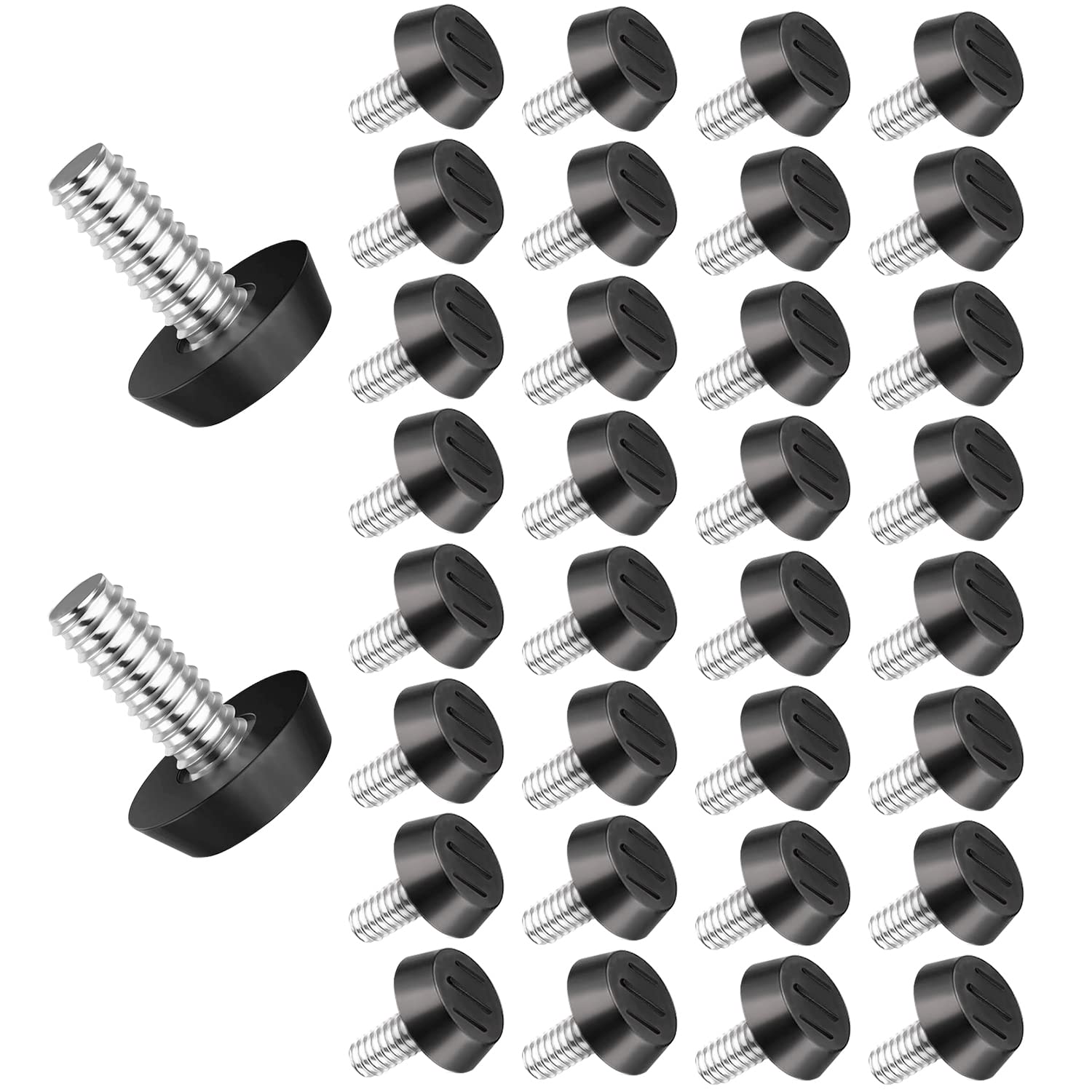 Buy 34pcs 1/4" Thread Adjustable Furniture Levelers, Leveling Feet