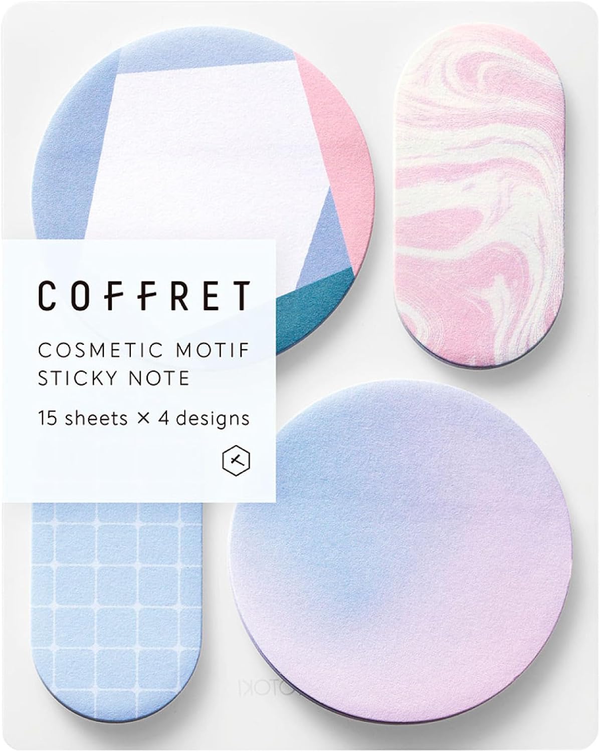 King Jim COFF002 Stickers, Coffret Stickers, Lilac Pink
