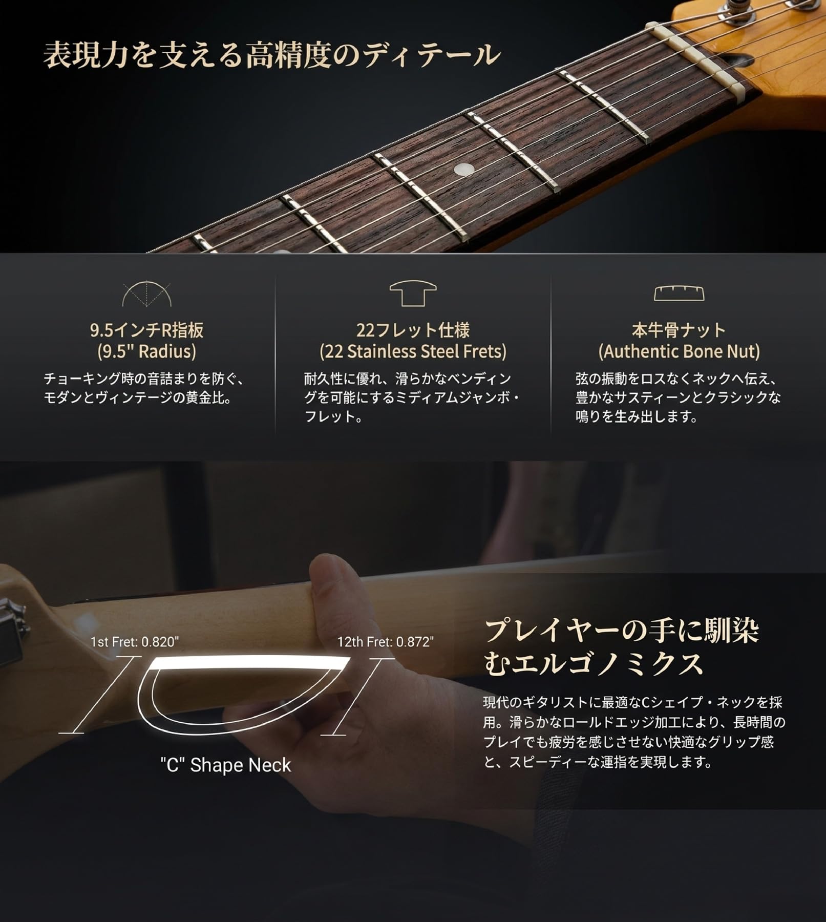 Amazon | Donner DST-600 サンバースト エレキギター ストラト