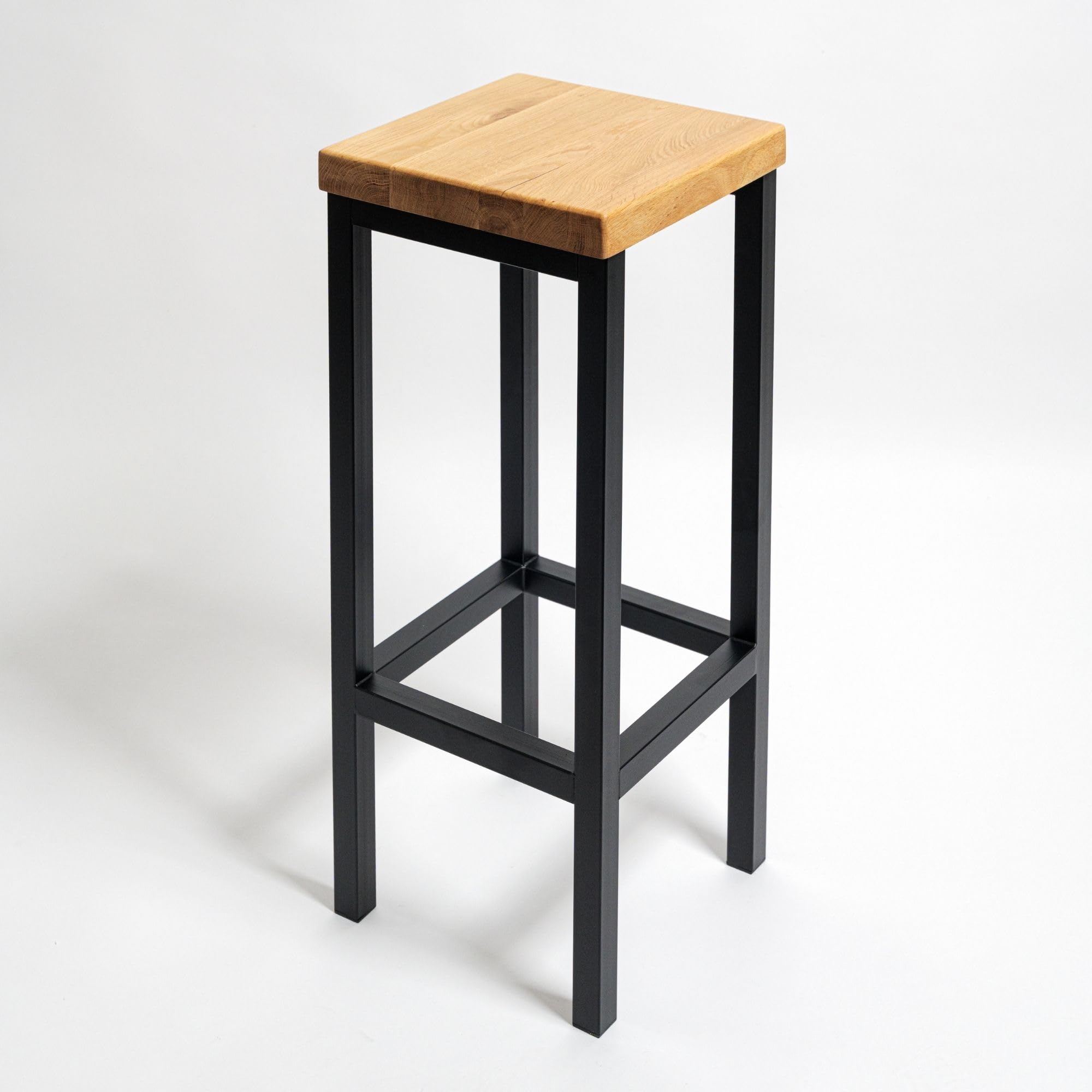 BestLoft® Barhocker schwarz Hocker Holz Barstuhl Küchenhocker Tresenstuhl Holzstuhl (70cm Sitzhöhe)