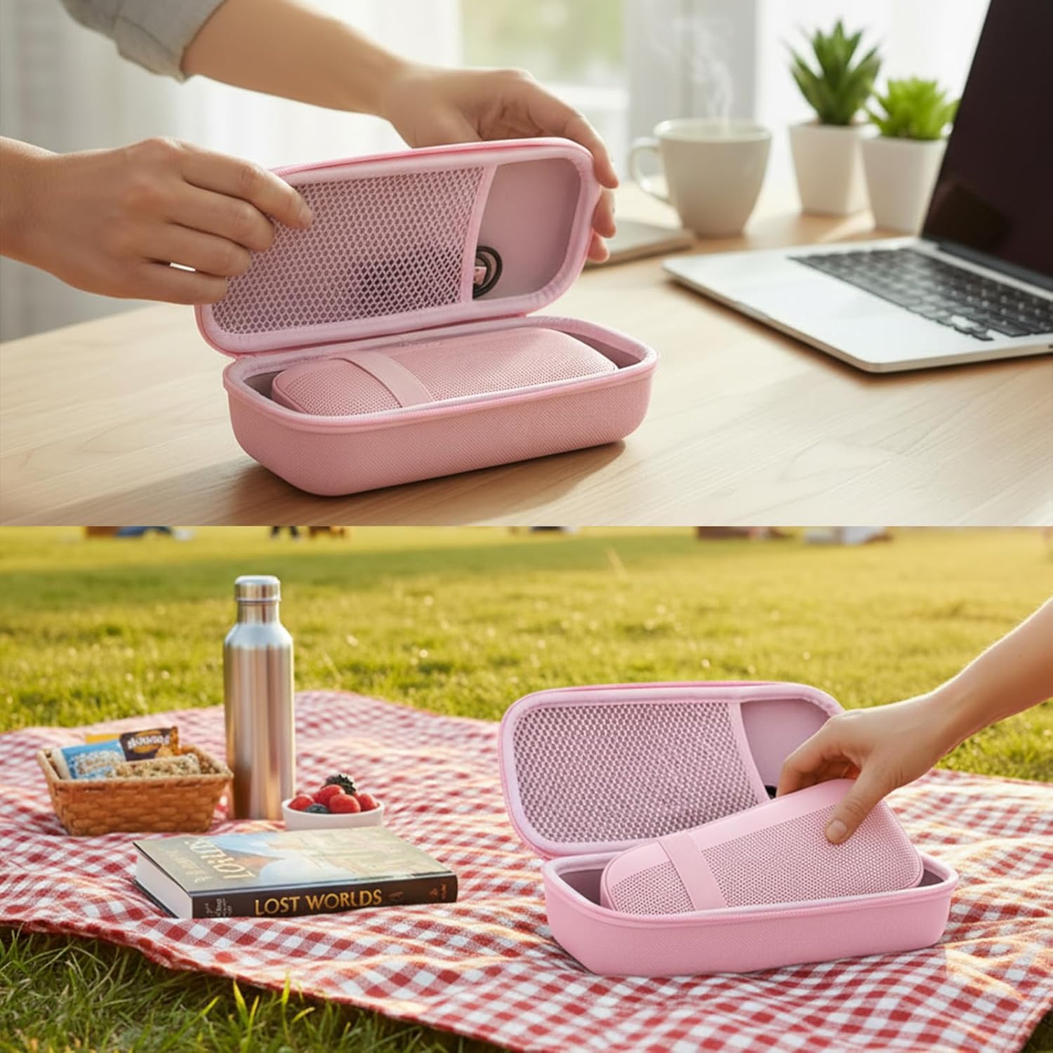 Hard Travel Case Compatible with Bose New SoundLink Flex 2nd Gen/Bose SoundLink Flex Bluetooth Portable Speaker (Pink case) - Image 2