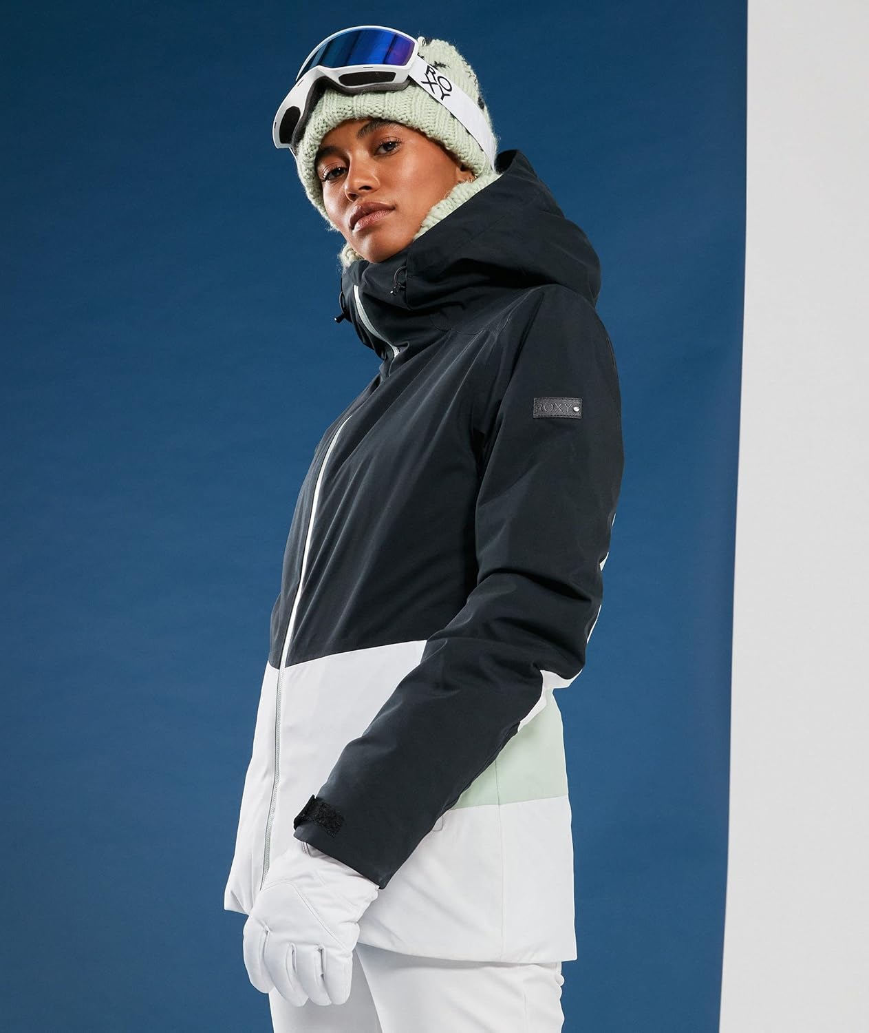 Roxy Women's Peakside Insulated Snow Jacket with DryFlight Technology