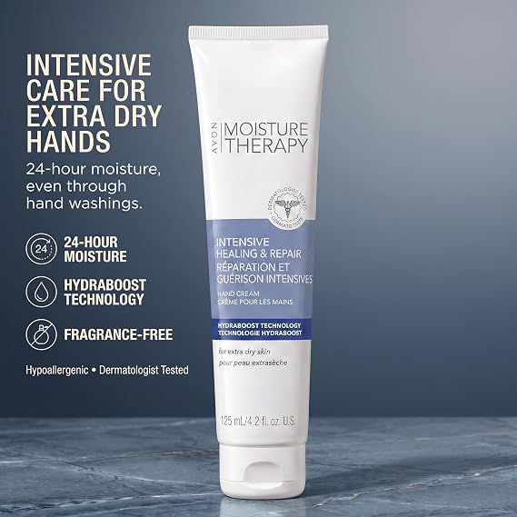 AVON Moisture Therapy Intensive Healing & Repair Hand Cream - 5 pack