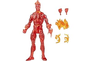 Web-Man Marvel Legends Series Retro Fantastic Four The Human Torch 6-inch Action Figure Toy