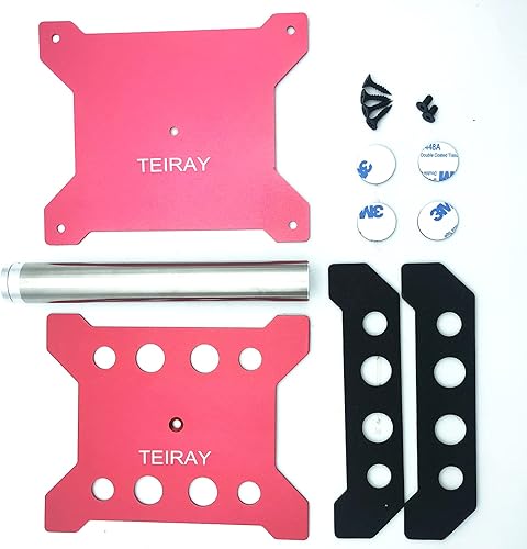 Miniatura 3 de Estación de trabajo de aluminio TeiRAY de reparación de soporte de trabajo RC para automóvil, altura de rotación de 360 grados, 5.709 in, soportes