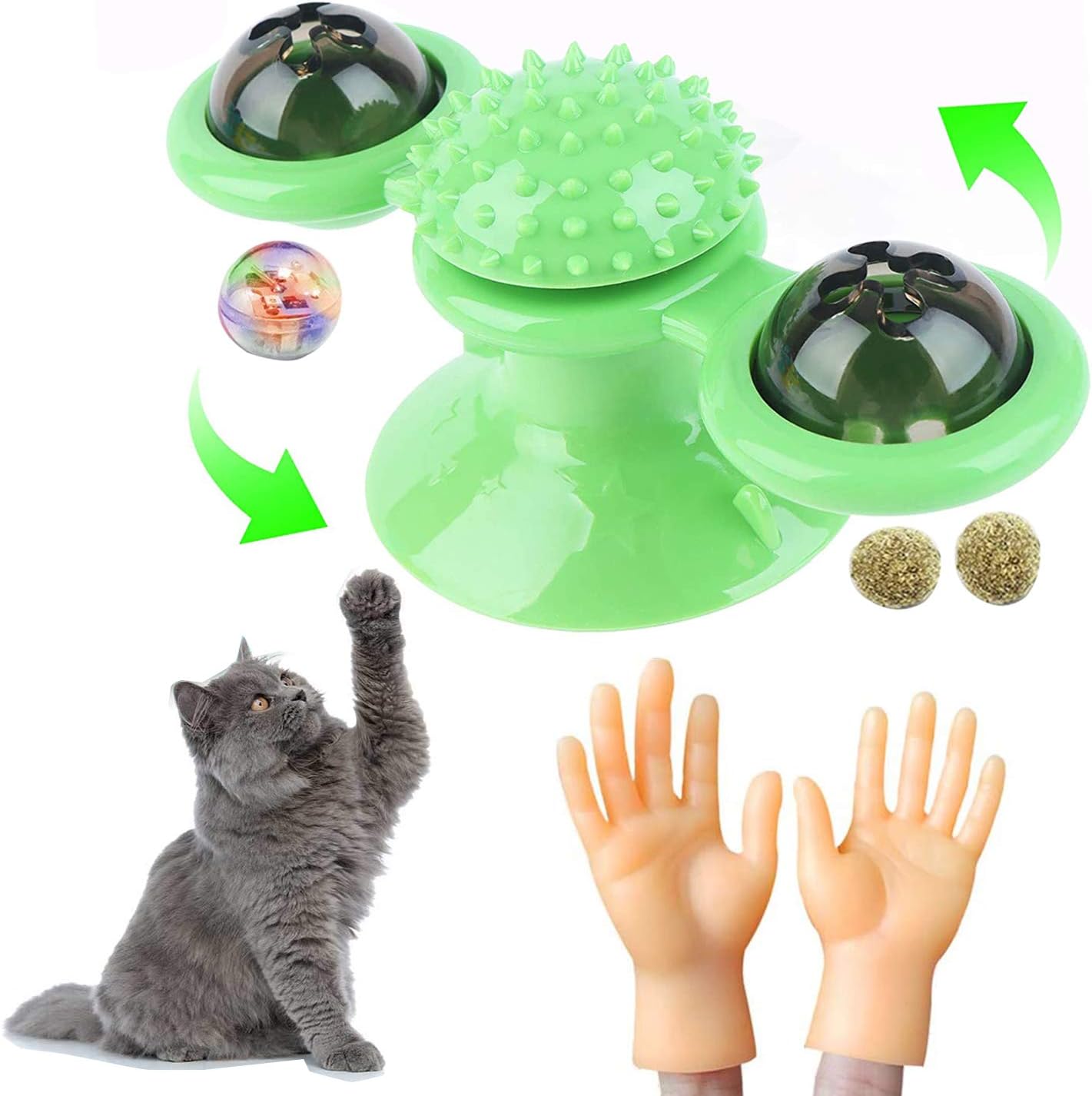 interactive cat toothbrush