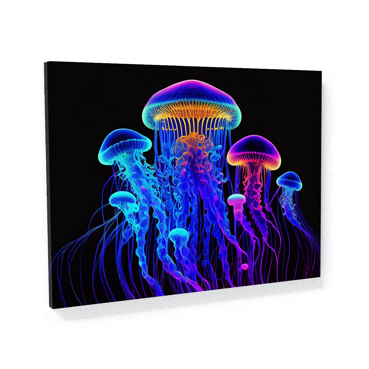 Amazon.co.jp: Sense キャンバス トリッピー サイケデリック クラゲ 38