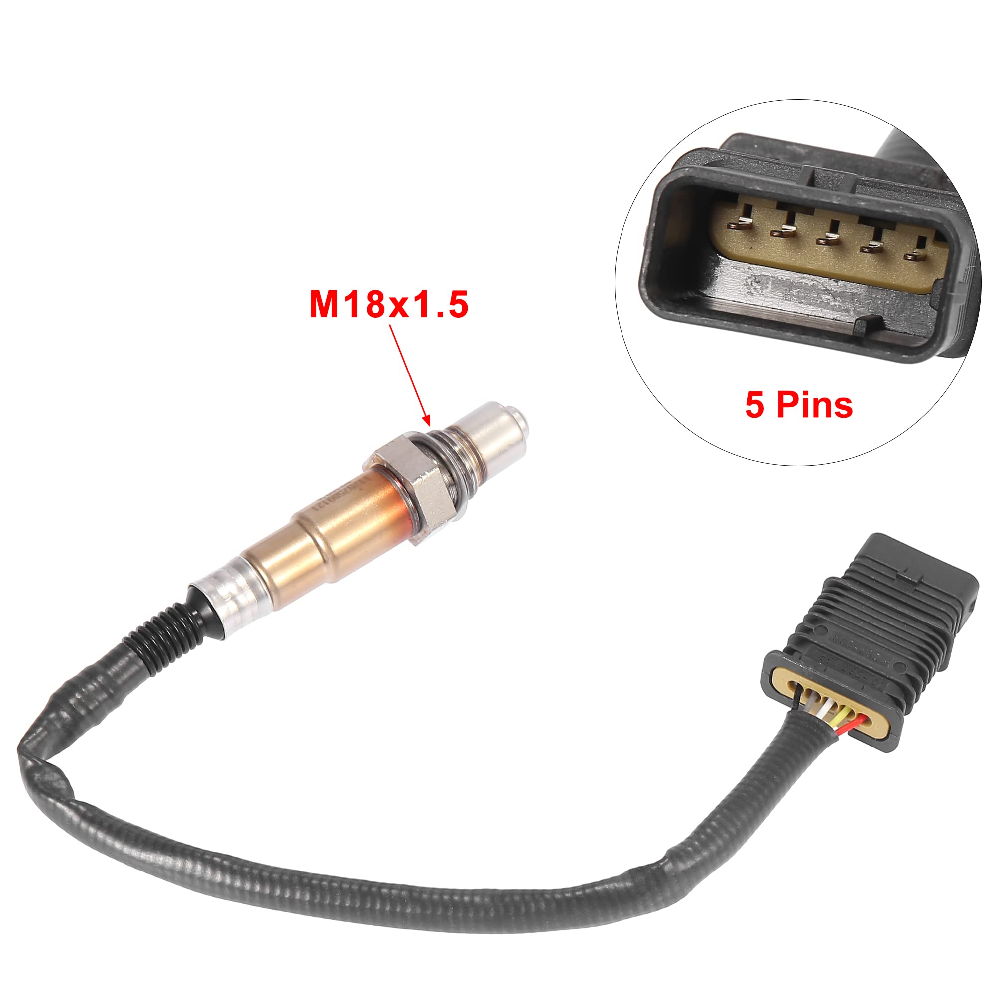 Amazon.com: X AUTOHAUX Oxygen Sensor Air Fuel Ratio Upstream O2 