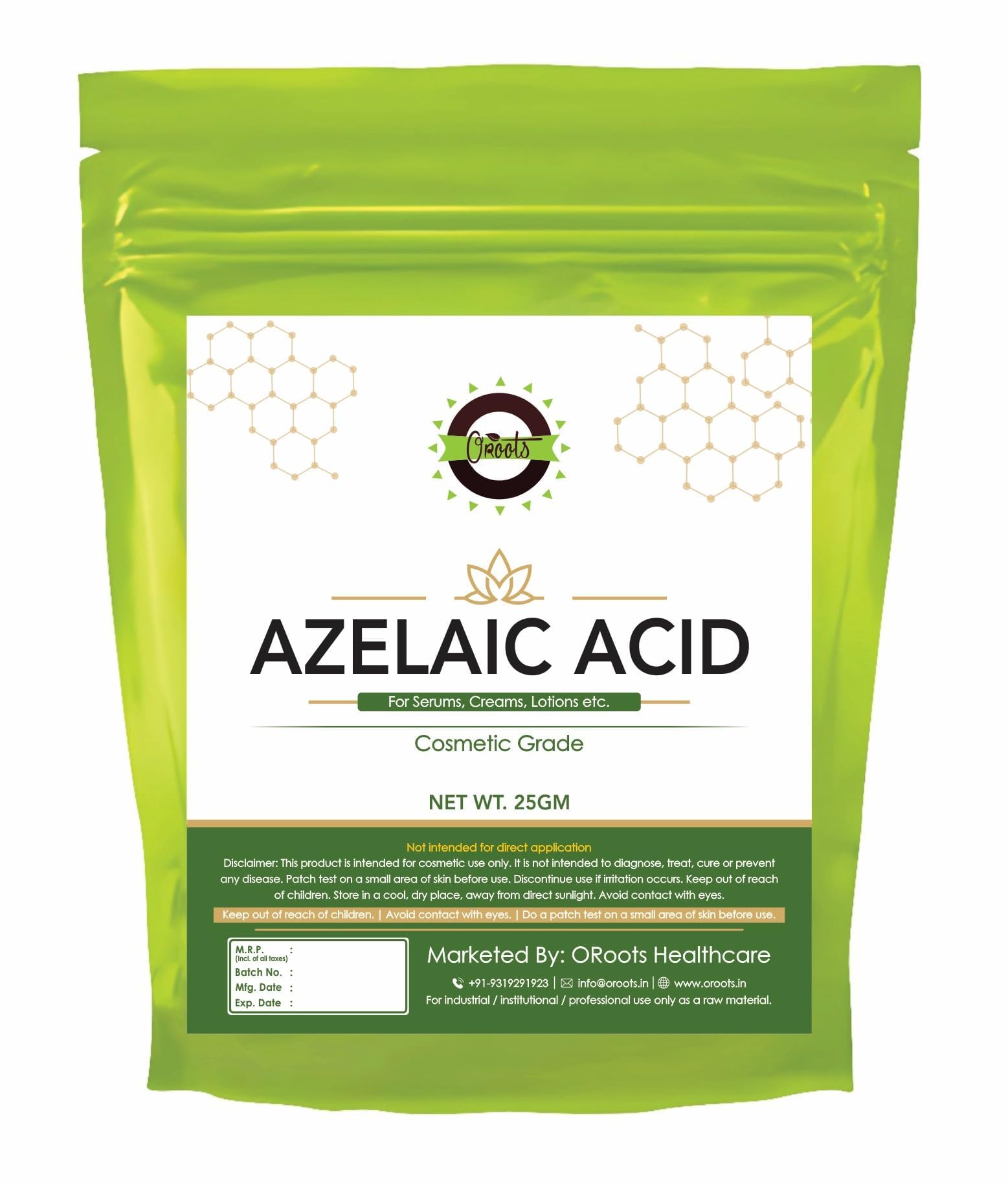 Azelaic Acid Powder 25gm for Creams, Serums etc-picture-25
