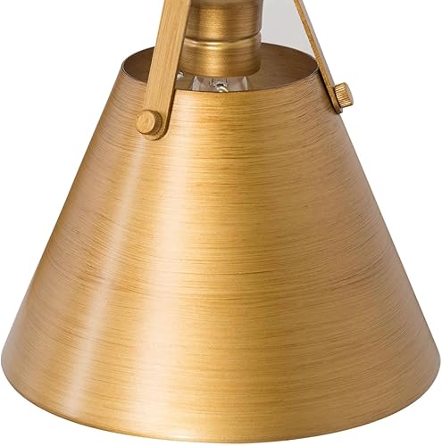 Miniatura 3 de Lámparas de baño doradas, 3 luces modernas de latón para baño, luces de baño vintage doradas cepilladas sobre espejo