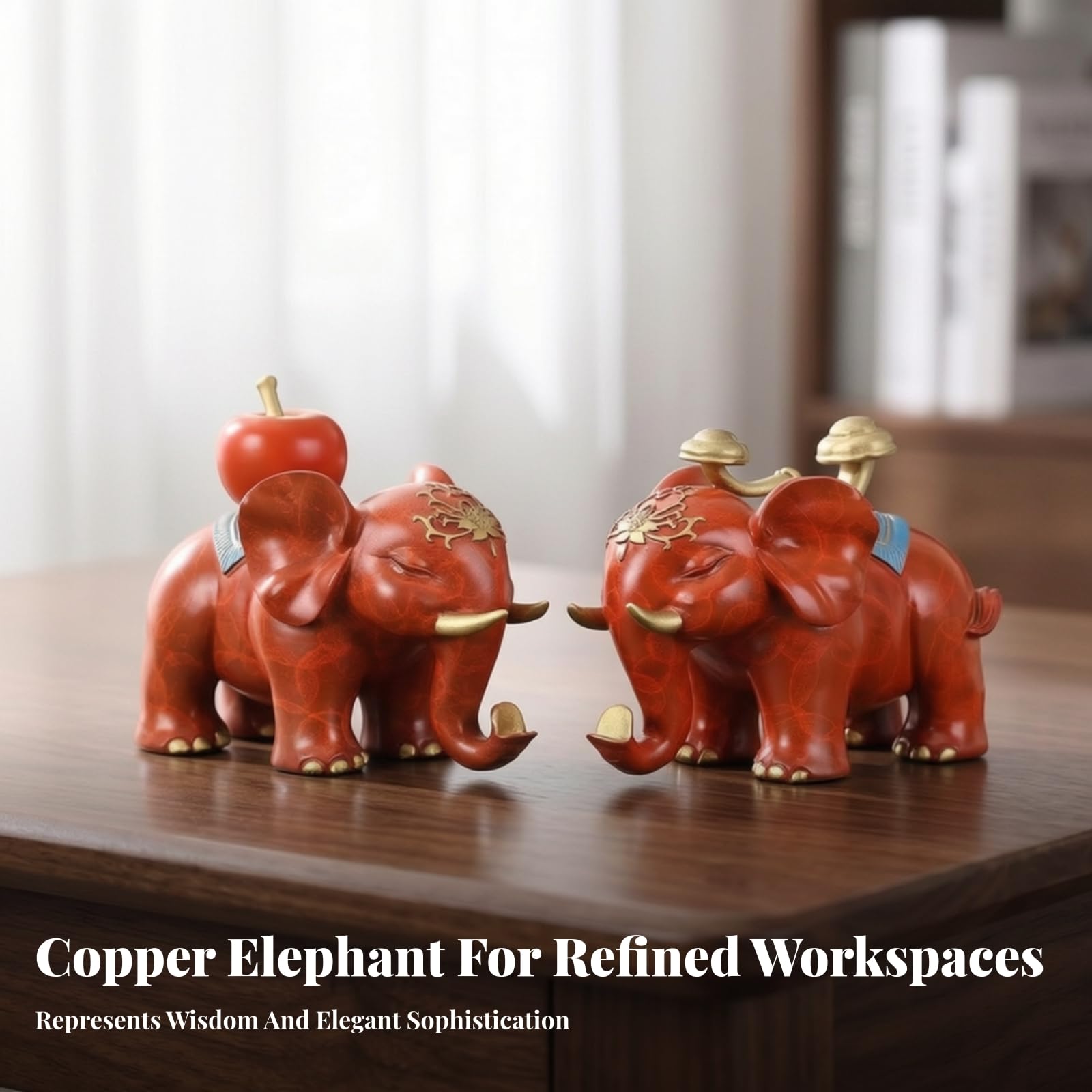 Miniatur enpaar Aus Kunstharz, Goldfarbenenfigur, für Wohnzimmer, Schreibtisch