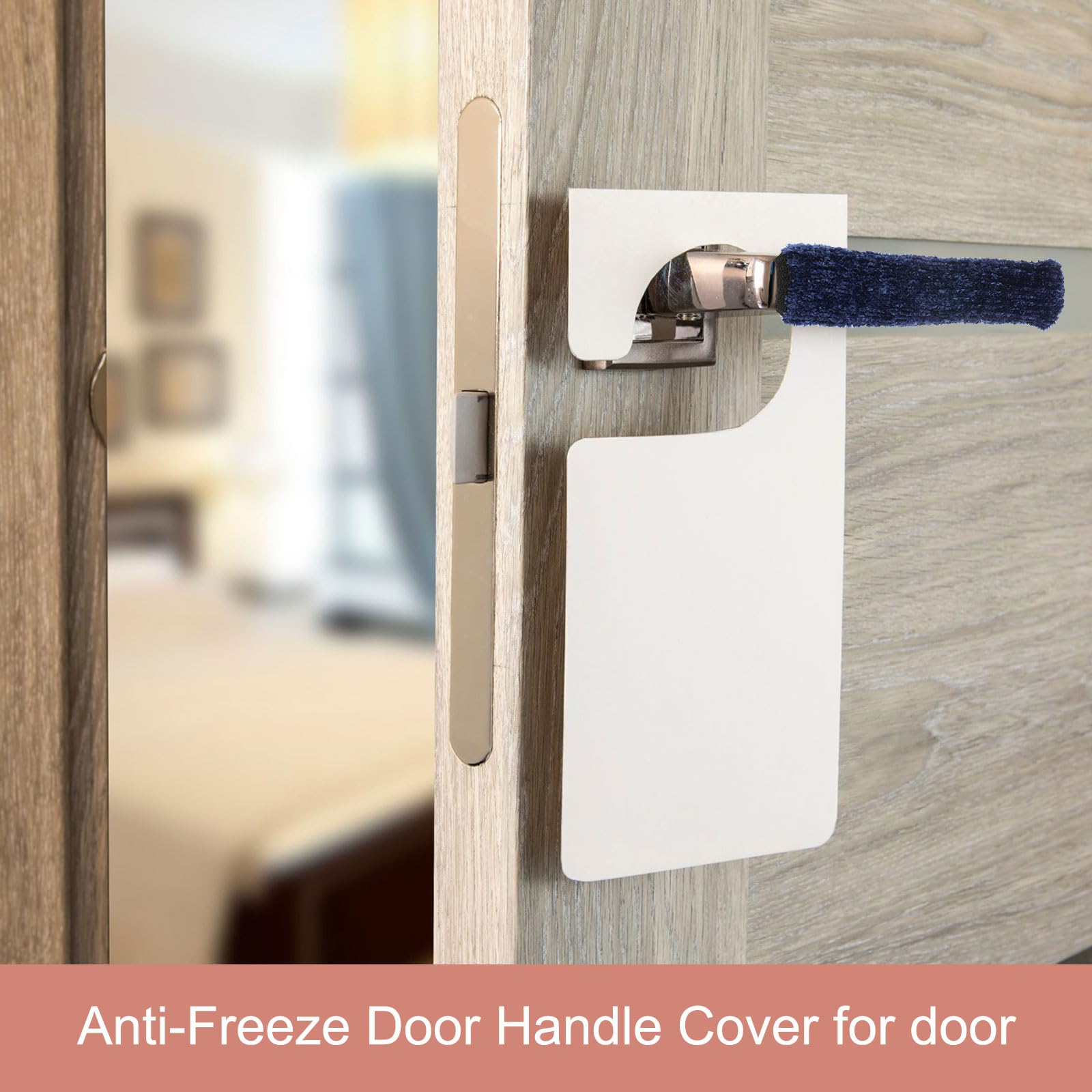 Plush Door Handle Covers - Protect from Heat & Cold -6