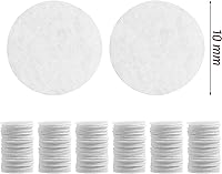 Vista 2 de 800 filtros de microdermoabrasión de 0.394 pulgadas, filtros de microdermoabrasión de repuesto, filtros de algodón para máquina