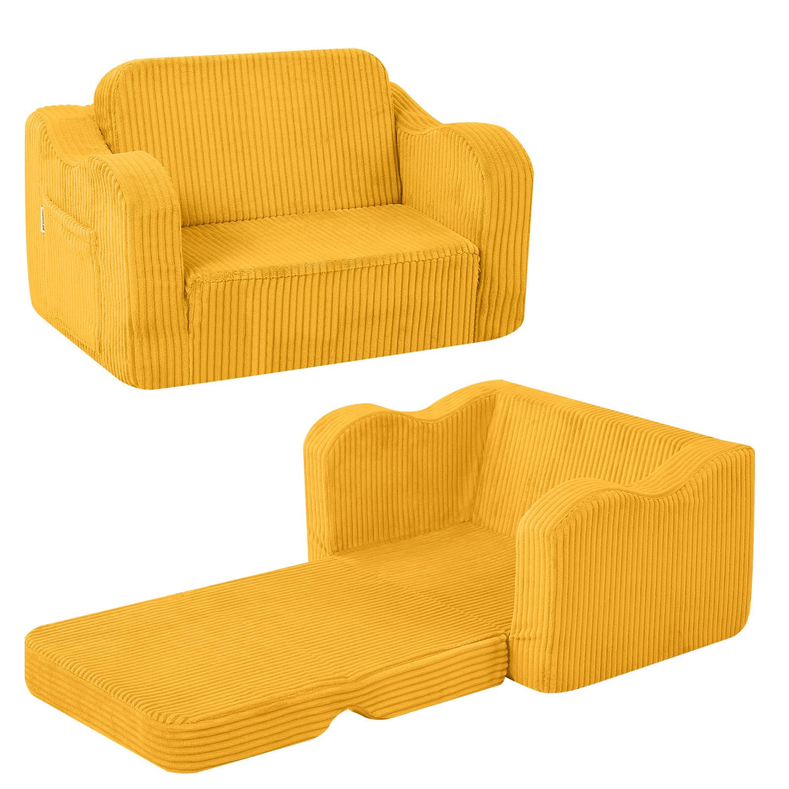 MeMoreCool Uitschuifbaar slaapbankbed, kinderloungestoel