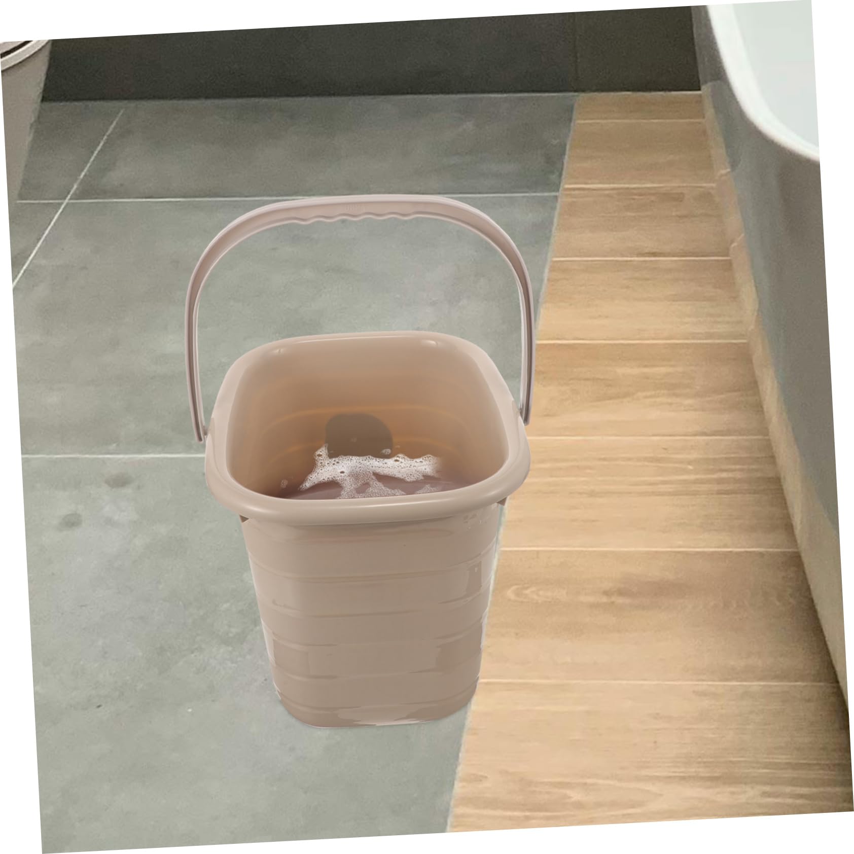 BESTYASH Secchio in Plastica 11l con Manico, Portatile e Multiuso per Casa e Vernice, Facile da Versare e Trasportare