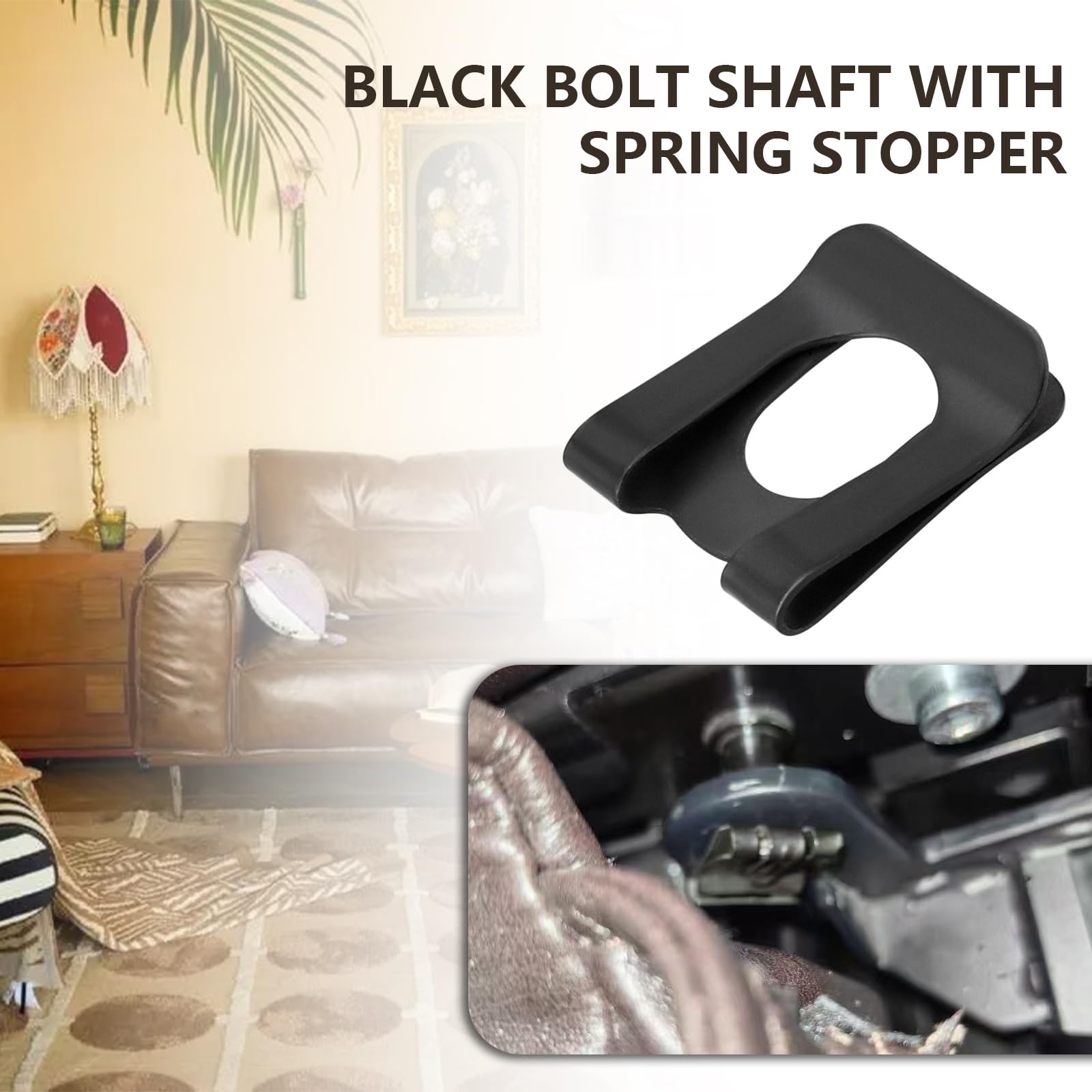 The Lord of the Tools 20Pcs Circlip SL Clip M10 Spring Stop for Bolt Shaft DK Retaining Ring Anti-Loosening Card for Cars Toys Furniture 10x22mm Black - Image 2
