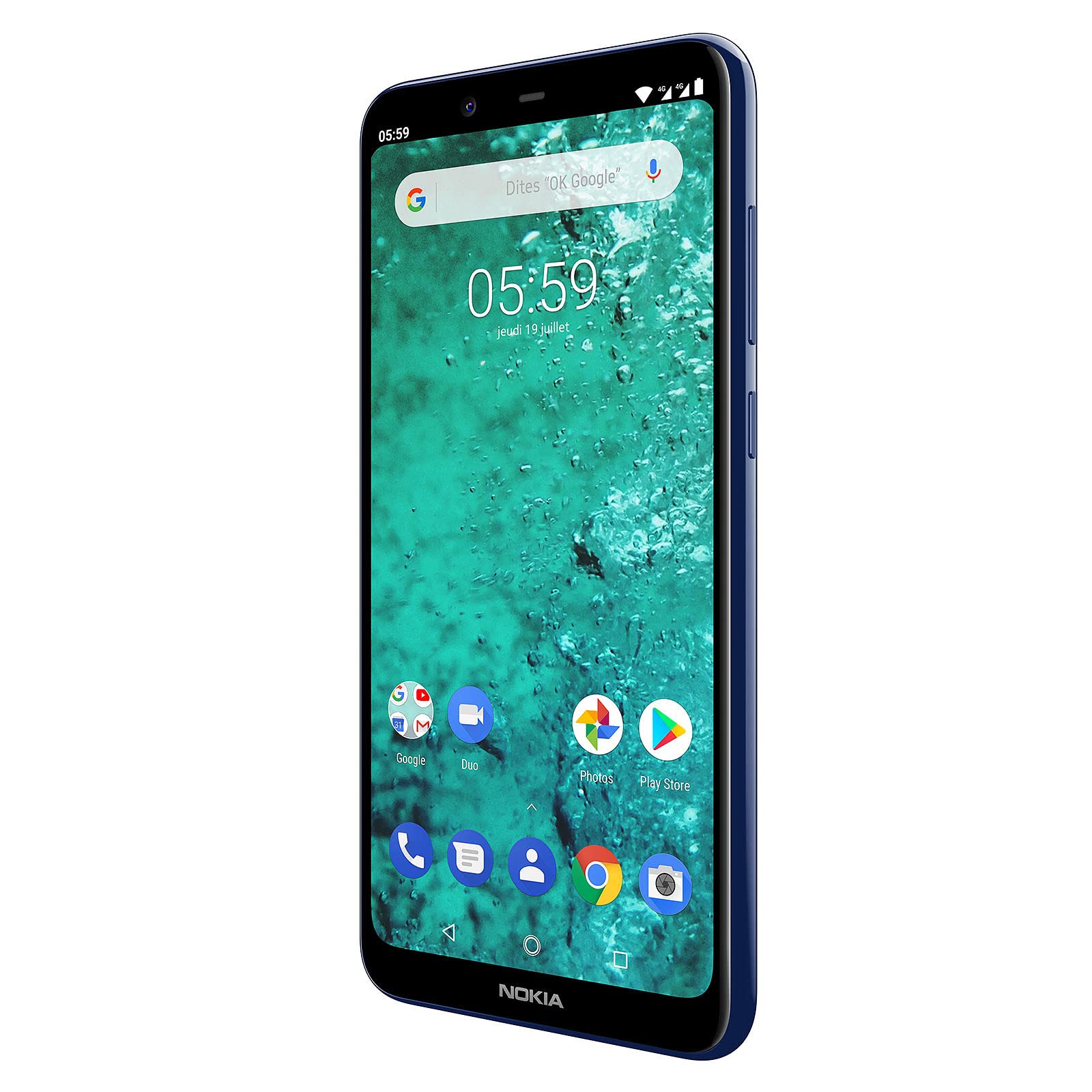 Nokia 5.1 Plus Dual SIM 32GB 3GB RAM TA-1075 Bleu SIM Free