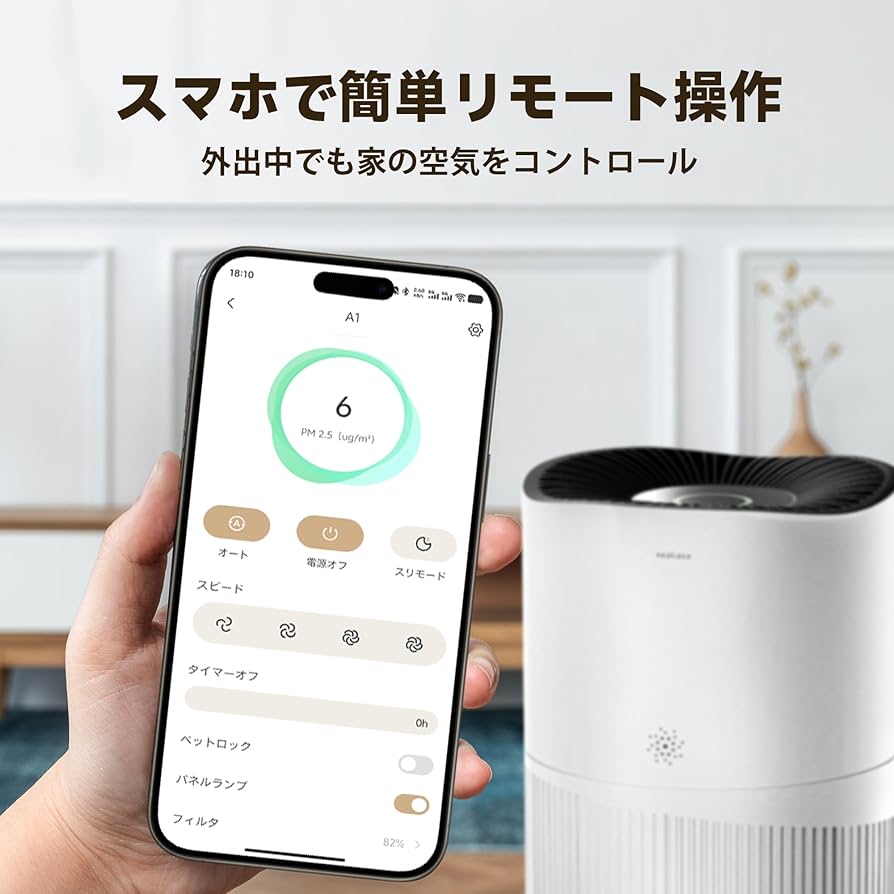 Neakasa A1PRO 空気清浄機 26畳 Amazon.co.jp: Neakasa A1PRO 空気清浄機 14〜26畳対応 CADR 412