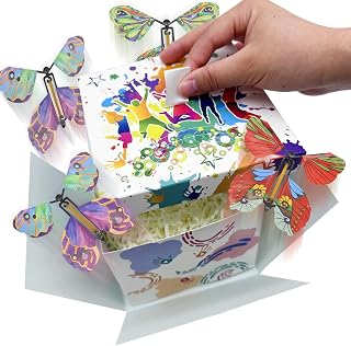 Flying Butterfly Surprise Box,Graduation Season Butterfly Surprise Explosion Gift Box, DIY Unique Butterfly Surprise Celebration Suitable Graduates Special