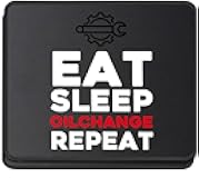 Mechanic Mouse Pad Eat Sleep Oil Change, Gift for Mechatronics Technician, Computer Desk Mousepad, 2 Pack