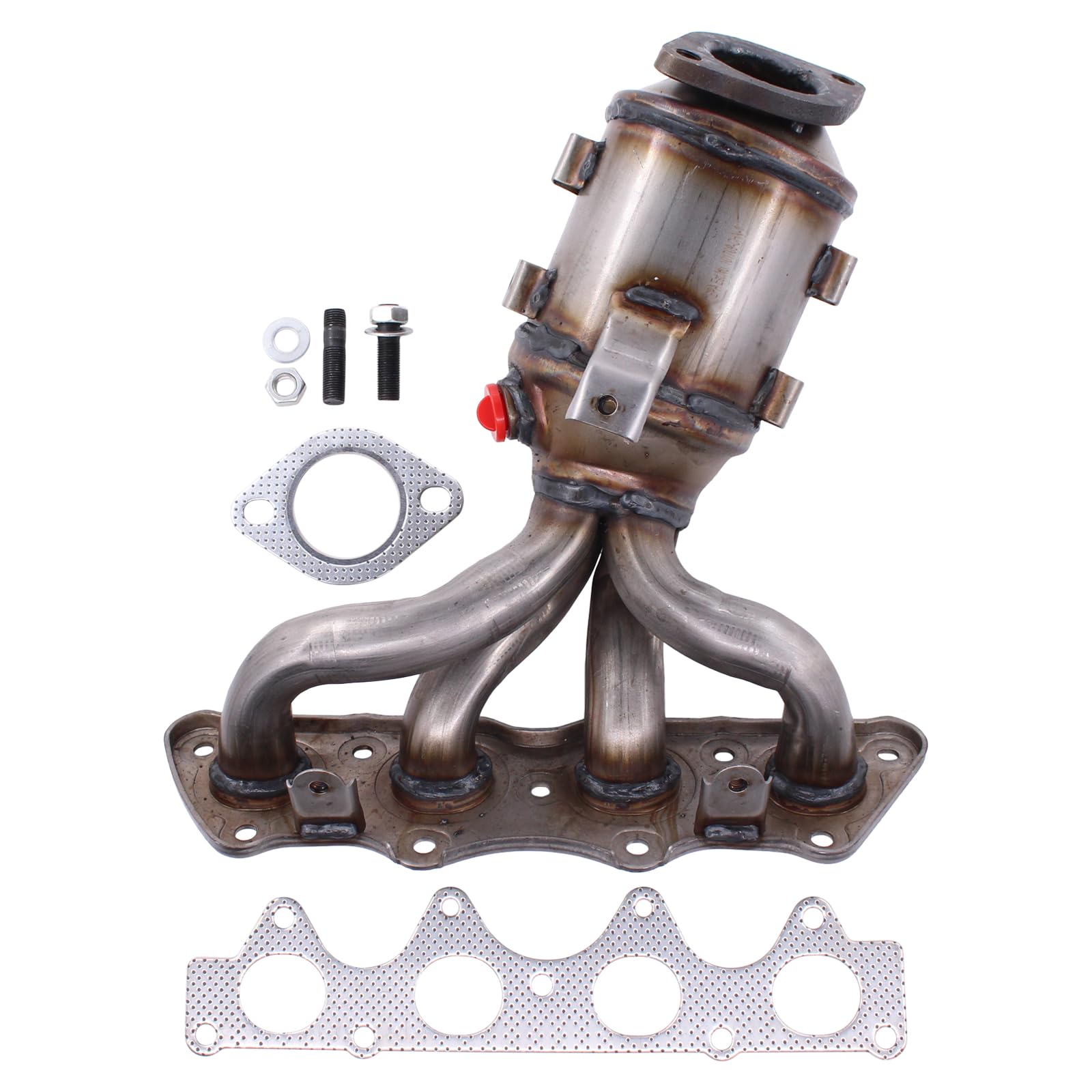 NewYall 1.6L Exhaust Manifold Catalytic Converter for Kia Soul 2012-2016, Rio 2012-2017, Hyundai Accent 2011-2017, Veloster 2012-2017