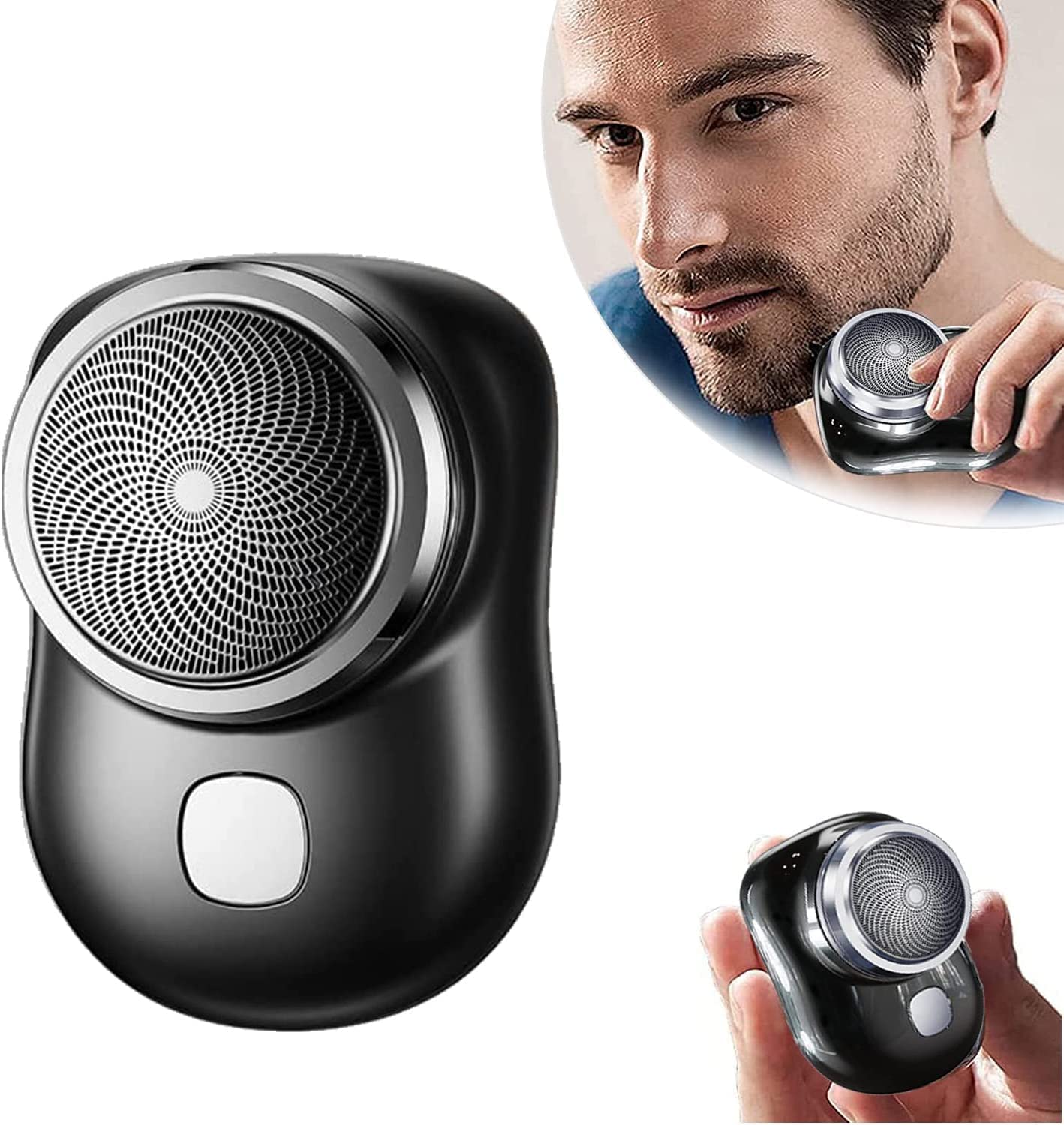 SIMESTICH Electric Razor For Men, 2023 Mini-Shave Portable Foil Shaver, Pocket Size Portable Shaver Wet Dry Mens Beard Shavers, Usb Rechargeable Razor Easy One-Button Use For Home,Car,Travel-image-26