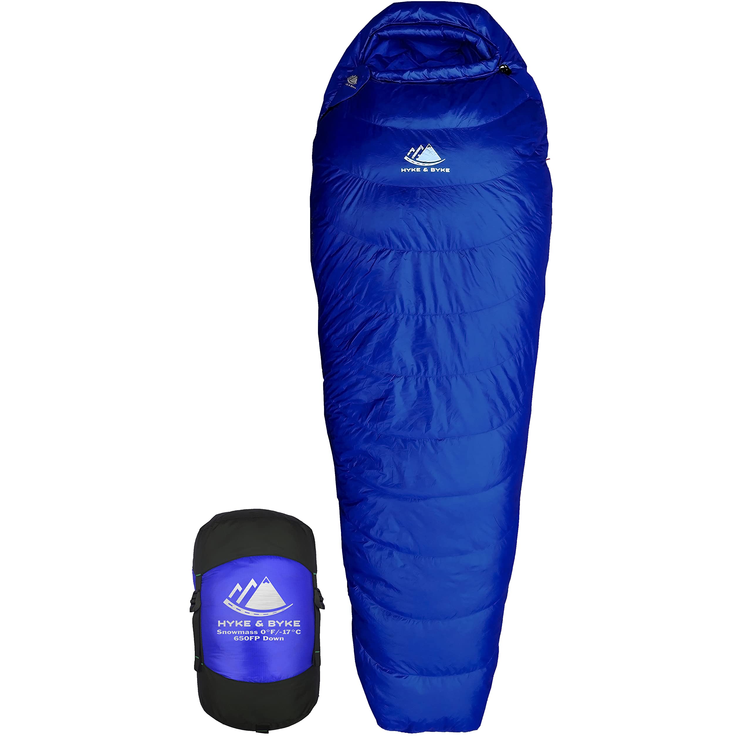 Hyke And Byke Snowmass 15 Degree Down Sleeping Bag Hiking - Main Image