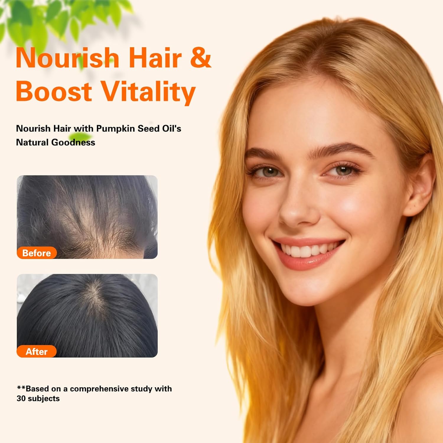 Pumpkin Seed Oil for Hair Growth with Saw Palmetto | 3000mg per Serving, 300 Softgels | Supports Urinary & Prostate Health | Cold-Pressed, Rich in Fatty Acids & Phytosterols, Non-GMO - Image 6