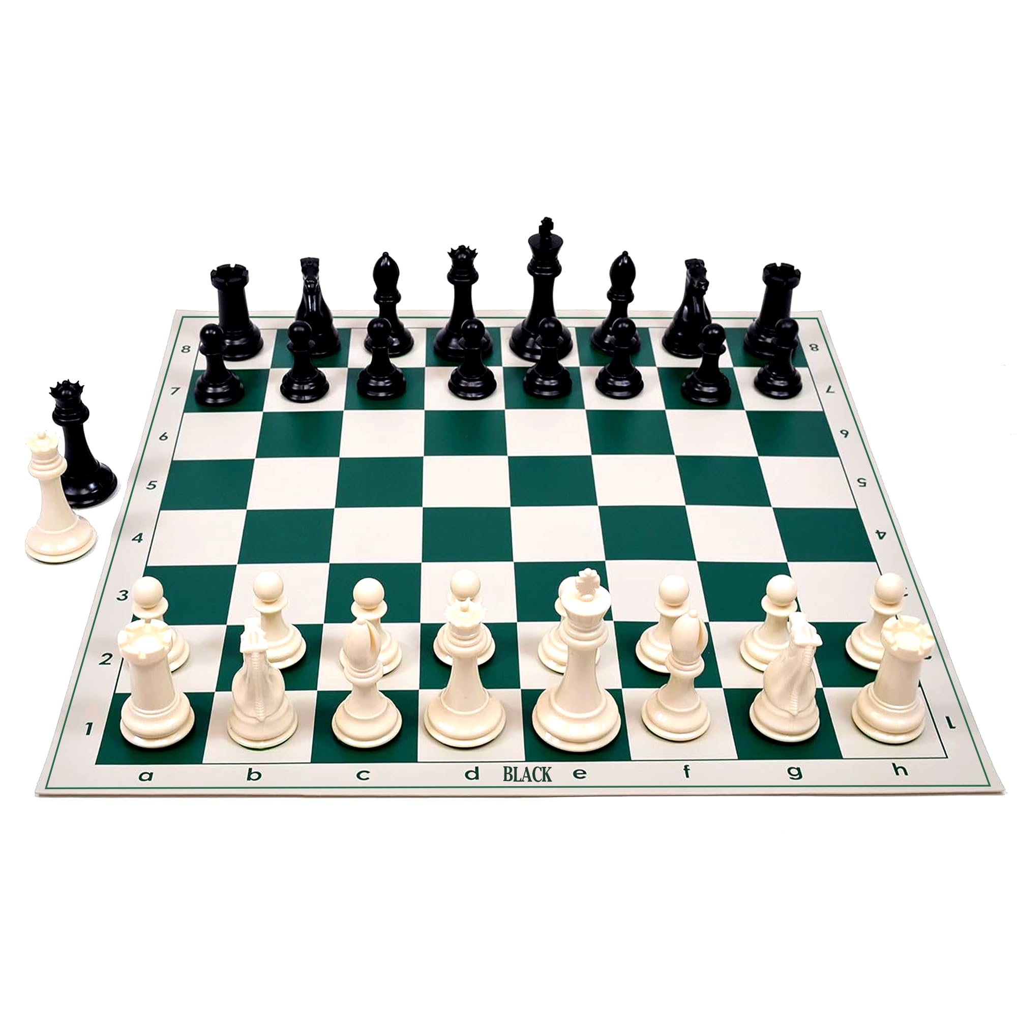 Goelite 17 x 17 inch Chess Set, Solid Plastic Pieces, for Professional Players, for Kids and Adults (B0D5VJT9MF) Amazon Price History, Amazon Price Tracker