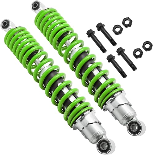 Miniatura 40 de M MATI Amortiguador delantero con tuerca autoblocante para Yamaha Banshee 350 YFZ350 1987-2006, MPN # 3GG-23350-20-36 3GG-23350-20-P0 Blanco