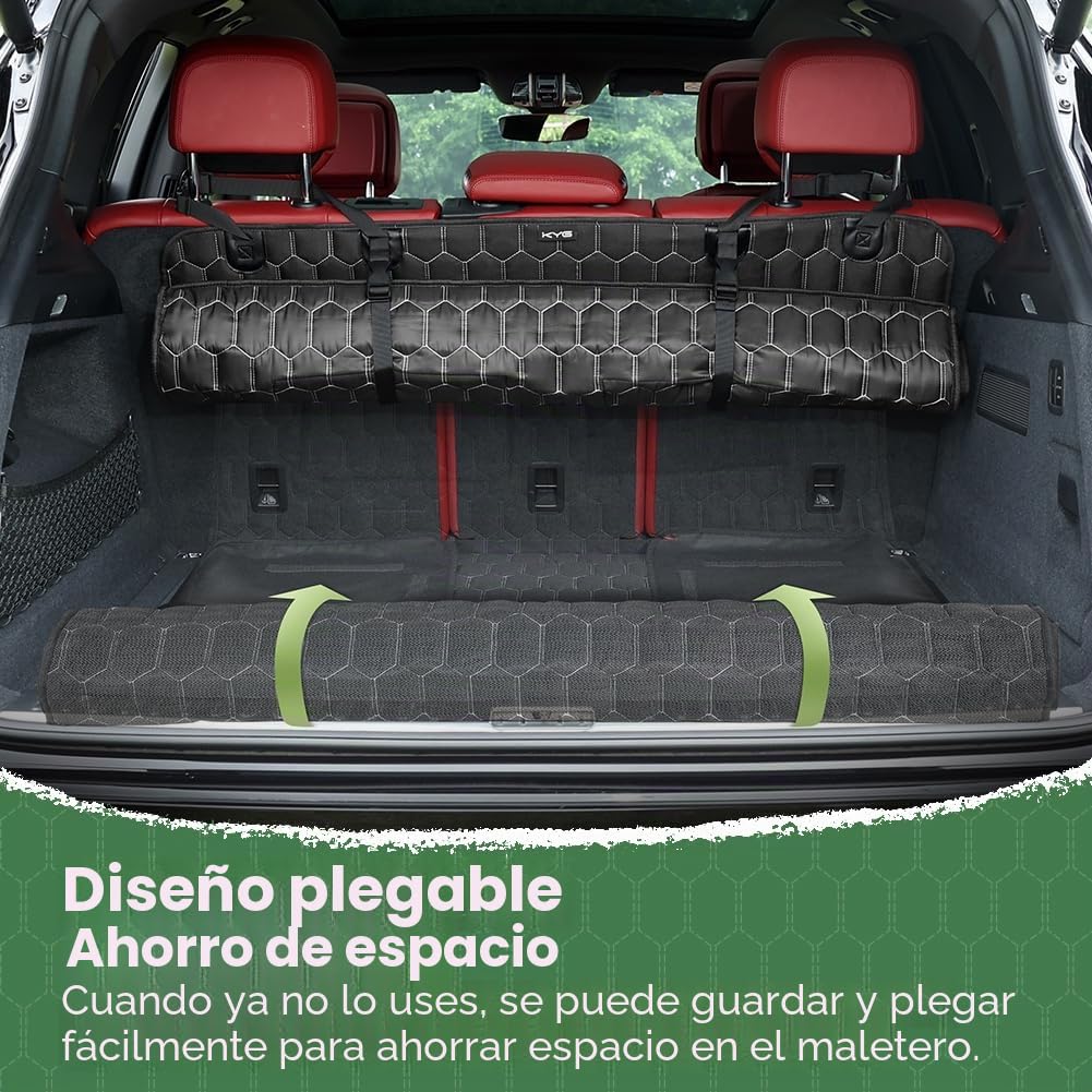 KYG Protector Maletero Coche Perro XXXL Antideslizante Impermeable con Protección Lateral Cubre Maletero Coche Resistente a la Suciedad Fácil de Limpiar Protector Maletero Camión, SUV, 195 x 105 cm