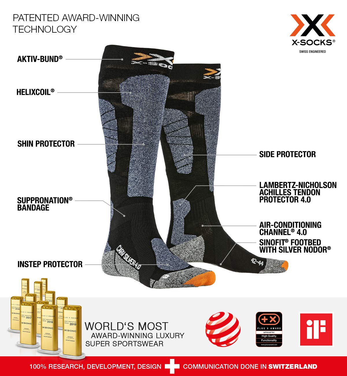 X-SOCKSUnisex Carve 4.0 Socks