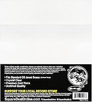 Vista 2 de Fundas transparentes resellables para CD Jewel – Protección de grado de archivo de 2 mil con diseño a prueba de polvo, antiestático y resistente a