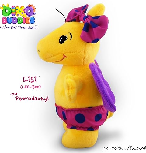 Miniatura 10 de Dino-Buddies Lindo dinosaurio de peluche de juguete, Triceratops - Trey